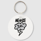 Meanie Cloud Lightning Funny  Sleutelhanger (Voorkant)
