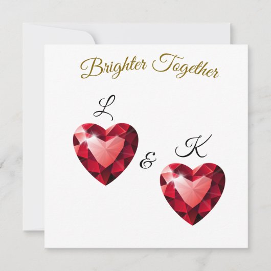 Meaningful Gift for her – Elegant Love Kaart (Voorkant)