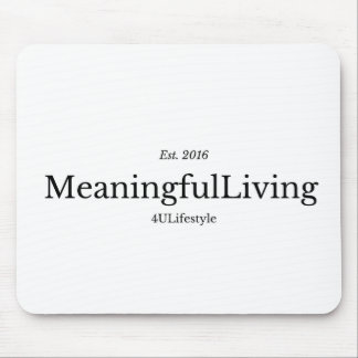 MeaningfulLiving Brand red zin logo Muismat