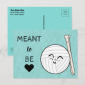 Means om te worden uitgebroed en garnalen briefkaart (Voorkant / Achterkant)