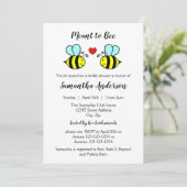 Meant to Bee - Invitation de la douche nuptiale (Debout devant)