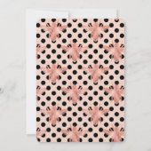 Meant to Bee Rustic Pink Wedding Invitation (Dos)