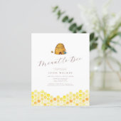Meant-to-bijenbridal Shower-uitnodiging (Staand voorkant)