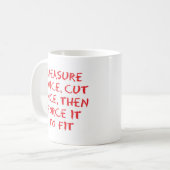 Measure and force koffiemok (Voorkant links)