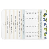 Measurements and Temps Cooking and Baking Magnet (Horizontal)