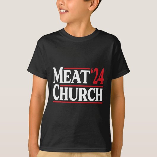 Meat Church 24 Bbq  T-shirt (Voorkant)