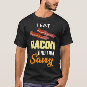 Meat Lover BBQ Slager Chef Grappige Bacon Lover Hu T-shirt