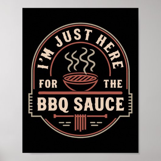 Meat Smoking Dad Quote For Funny Bbq Grill Meat Sm Poster (Voorkant)