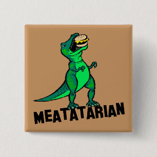 Meatarisch Vierkante Button 5,1 Cm