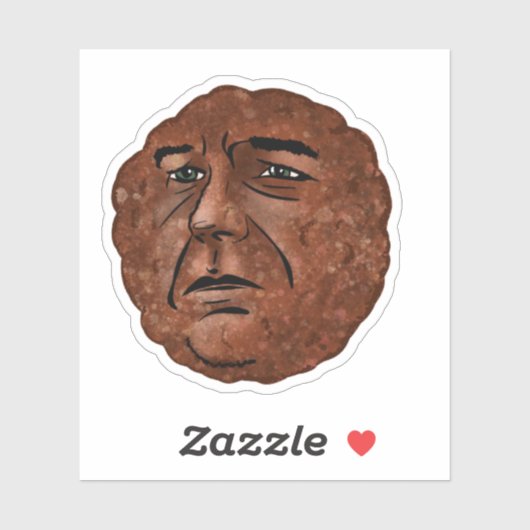 Meatball RonSticker Sticker (Vel)