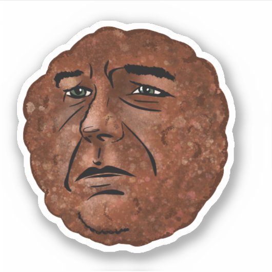 Meatball RonSticker Sticker (Voorkant)