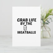 MEATBALLEN GRAB LIFE BEDANKKAART (Staand voorkant)