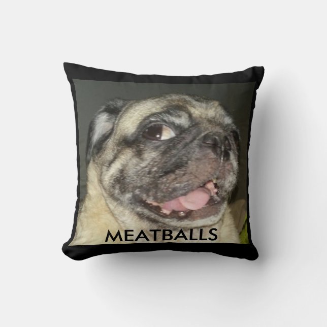 MEATBALLEN KUSSEN (Voorkant)
