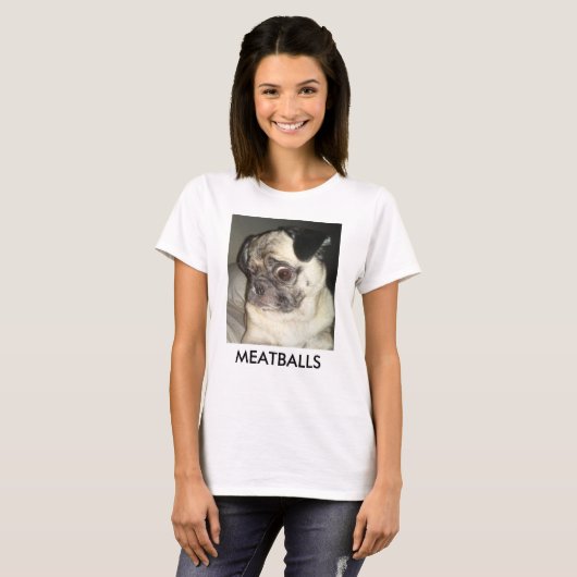 MEATBALLEN T-SHIRT (Voorkant volledig)