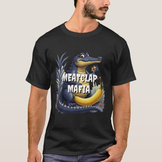 Meatclap Mafia gator shirt (Voorkant)