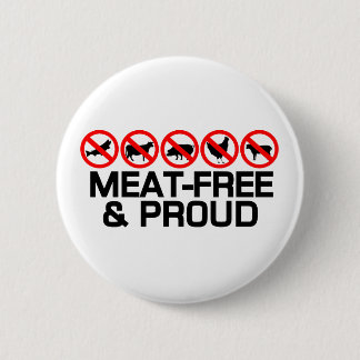 Meatfree en Proud Ronde Button 5,7 Cm