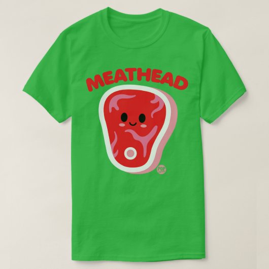 MEATHOOFD T-SHIRT (Design voorkant)