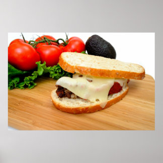 Meatloaf Sandwich Poster