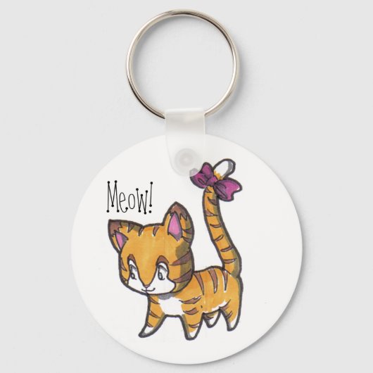 Meauw! Kat Sleutelhanger! Sleutelhanger (Voorkant)