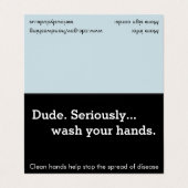 Mec. Sérieusement... Carte de tente de rappel de l (Extérieur déplié)