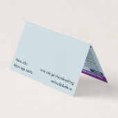 Mec. Sérieusement... Carte de tente de rappel de l (Dos)