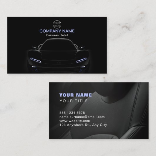 Mécanicien Carte de visite de technicien de servic (Devant / Derrière)