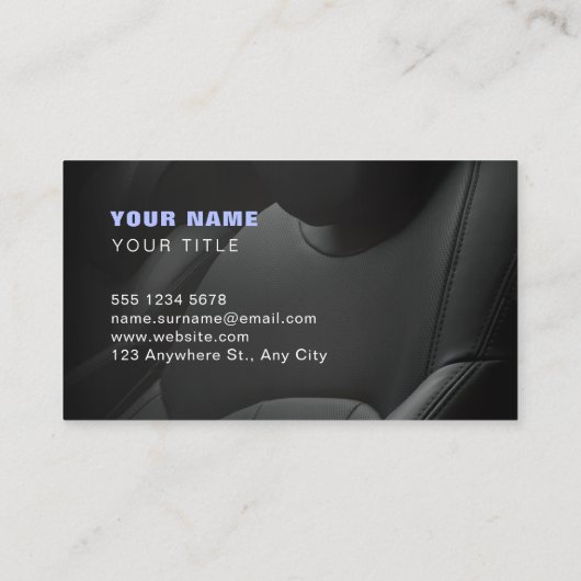 Mécanicien Carte de visite de technicien de servic (Dos)