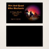 Mécanicien de vélo de piste (Devant & derrière)