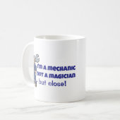 Mécanicien Drôle Pas Un Magicien Café Mug (Devant gauche)