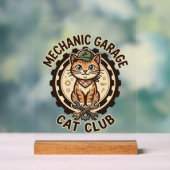 Mécanicien Garage Chat POD Vector Art - Mécanicien (Neutre)