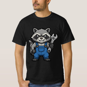 Mécanicien Raton Laveur - T-shirt Trash Panda Gara