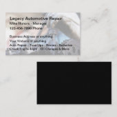 Mécanique automobile Unique Cartes de visite modif (Devant / Derrière)