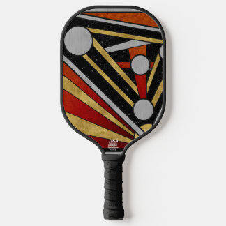 Mécanique Céleste – Retro Futuristische Industriël Pickleball Paddle