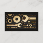 Mécanique, Ingénieur, Carte de visite de manuel de (Dos)