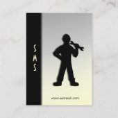 Mécanique / Machine Carte de visite or (Dos)