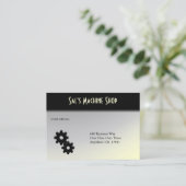 Mécanique / Machine Carte de visite or (Debout devant)