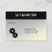 Mécanique / Machine Carte de visite or (Devant)