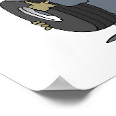 Mécanique Portant Un Poster De Pneus (Coin)