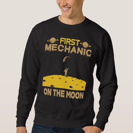 Mécanique Sur Le Sweatshirt Lune (Devant)