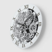 Mécanisme d'horloge avec roulettes Mur Horloge (Angle)