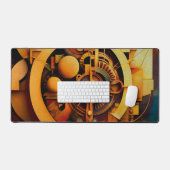 Mécanisme doré abstrait Steampunk (Clavier et souris)