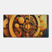Mécanisme doré abstrait Steampunk (Recto)