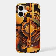 Mécanisme doré abstrait Steampunk