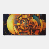 Mécanisme Solaire Steampunk Abstrait (Recto)