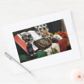 MECA's 2008 Dag van het Doodfestival Rechthoekige Sticker (Envelop)