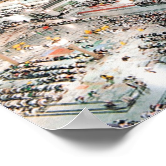 Mecca Al-Masjid an-Nabawi tegen de waarde van Magh Poster (Hoek)