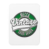 Mecca saudi arabia  logo magneet (Verticaal)