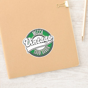 Mecca saudi arabia logo sticker