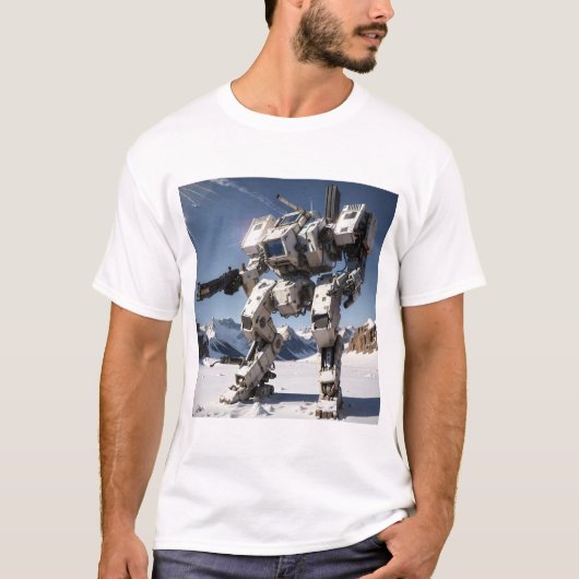 Mech Warrior T-shirt (Voorkant)