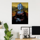 Mecha Lisa Poster (Thuiskantoor)